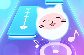 Music Cat: Piano Tiles Game 3D